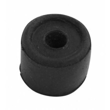 Dzina Rubber Door Stop Buffer 50mm (2 Inch) Black Pack of 1