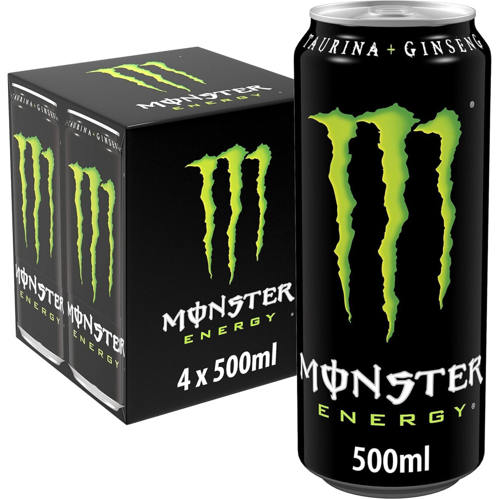 Monster Energy (Pack Of 18) Original Energy Drink 4Pack 500Ml