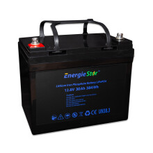 (30Ah, 12.8V, 384Wh, No) LiFePo4 Battery 12.8V Lithium-Ion Iron Phosphate 12V Deep Cycle Heavy Duty Caravan Camping Golf