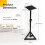 Costway Adjustable Studio Speaker Stands Pair w/ Stable Triangular Base 2