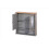Timber Art Design UK (Grey & Oak) Mirrored Bathroom Cabinet 5