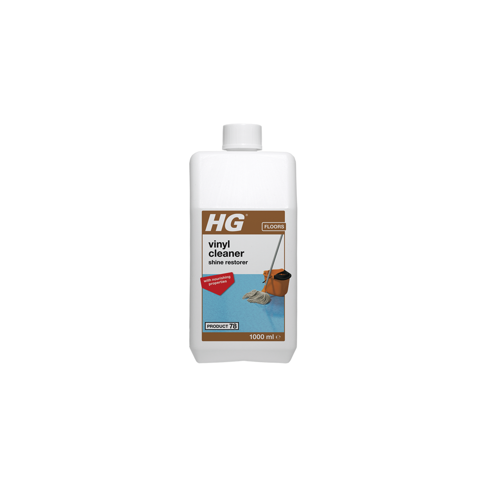 HG Vinyl Cleaner Shine Restorer 1 Litre - Concentrated Floor Cleaner for Vinyl, Linoleum, Marmoleum, PVC & Resin Floors | C-118100106