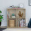Vida Designs (Oak) Durham 4 Cube Bookcase Shelf Rack Storage Unit 3