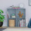 Vida Designs (Grey) Durham 4 Cube Bookcase Shelf Rack Storage Unit 3