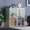 Vida Designs (White) Durham 4 Cube Bookcase Shelf Rack Storage Unit 1