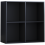 Vida Designs (Black) Durham 4 Cube Bookcase Shelf Rack Storage Unit 5