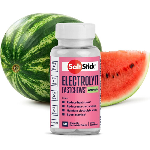 SaltStick Electrolyte FastChews - 60 Tablets - Watermelon