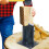SPARES2GO Kindling Splitter Blade Sharpener Drill Attachment Safety Goggles Kit Log Wood Splitting Chisel Wedge Set (Large) 3