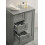 Timber Art Design UK (Grey) Bathroom Freestanding Cabinet 3