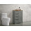 Timber Art Design UK (Grey & Oak) Bathroom Freestanding Cabinet 1
