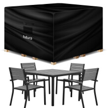 (150 x 150 x 75cm) Premium 600D Square Waterproof Garden Furniture Cover, Outdoor Patio Weatherproof Rattan Sofa Guard Cover