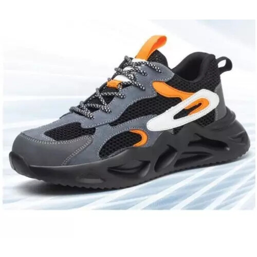 (Black, UK6=EUR40) Mens Womens Leichtes Safety Shoes Trainers Shoes Steel Toe Cap Work Boots Size