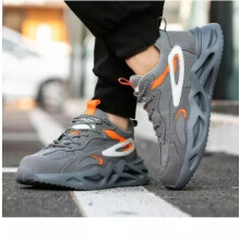 (Grey, UK6=EUR40) Mens Womens Leichtes Safety Shoes Trainers Shoes Steel Toe Cap Work Boots Size