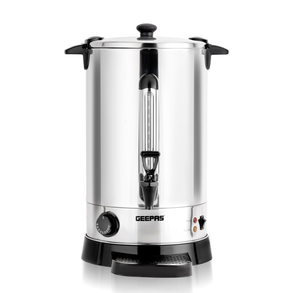 Geepas 20L Electric Catering Urn 1650W Instant Hot Water Boiler TeaUrn