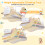Costway 3-in-1 Triangular Climbing Toys Foldable & Height-adjustable Set 6