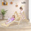 Costway 3-in-1 Triangular Climbing Toys Foldable & Height-adjustable Set 8