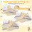 Costway 3-in-1 Triangular Climbing Toys Foldable & Height-adjustable Set 11