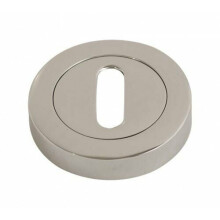 Dzina Escutcheon Keyhole 50mm Chrome Pack of 1