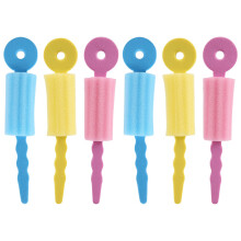 6 PCS Hair Care Foam Rollers Magic Sponge Soft Tools for Women