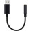 USB to 3.5mm Jack Audio Adapter,for PC, , Etc (0.6 Feet,Black) 1