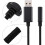 USB to 3.5mm Jack Audio Adapter,for PC, , Etc (0.6 Feet,Black) 4