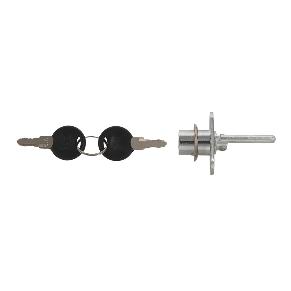 Zinc Alloy Drawer Cupboard Locker Cam Lock With Keys, Silver 4851267437087