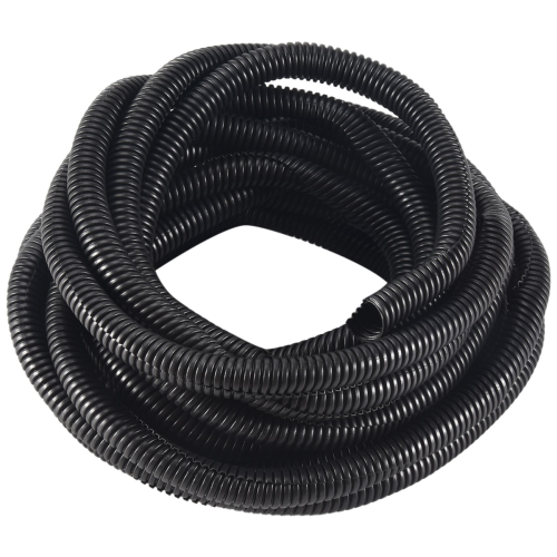 20 Ft Split Wire Conduit Polyethylene Tubing Black 10mm inner diameter 1