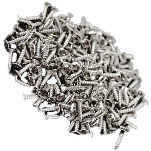 100pcs Guitar Pickguard Screws For Strat/Tele Guitar silver 2