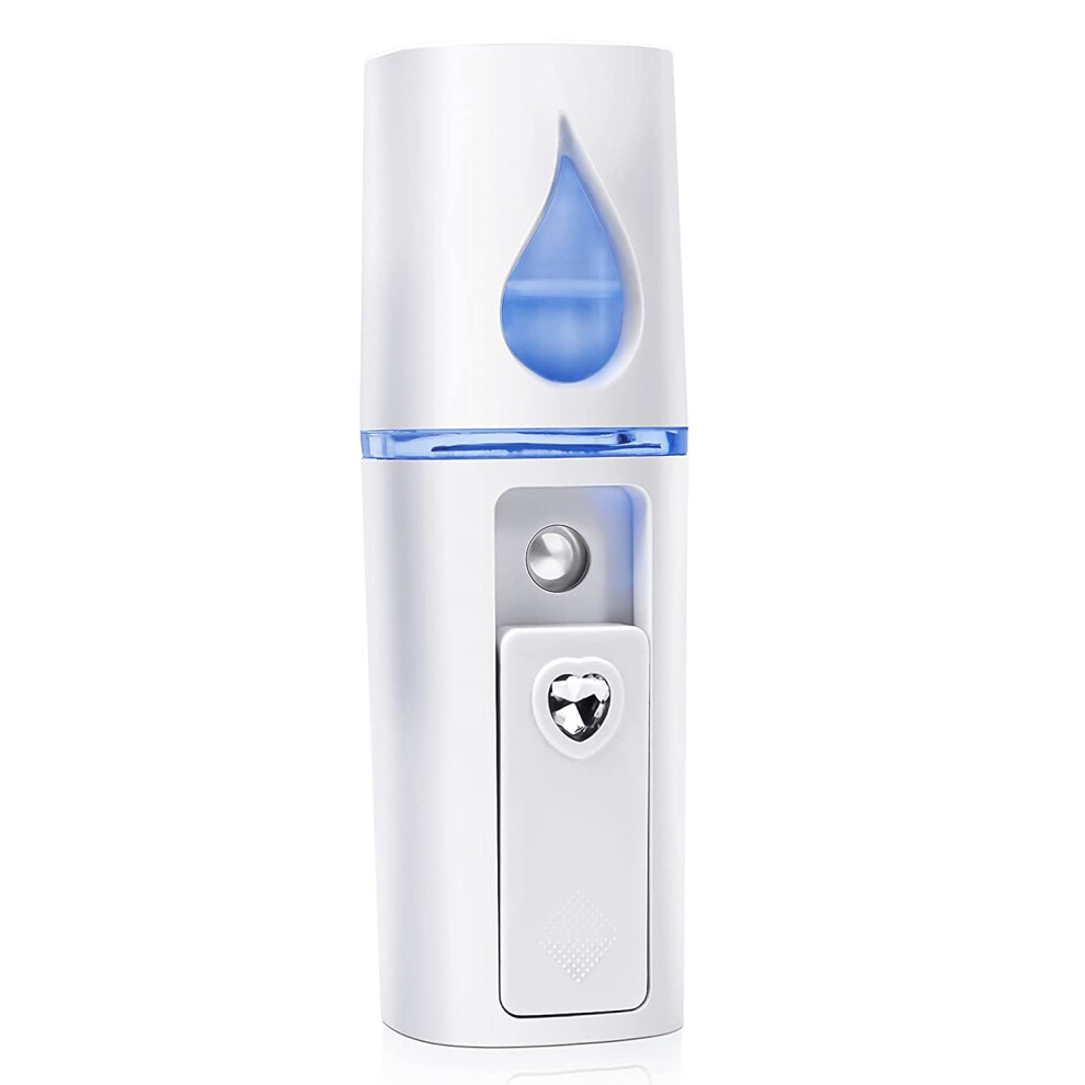 White Portable Nano Mister Mini Steamer Atomization