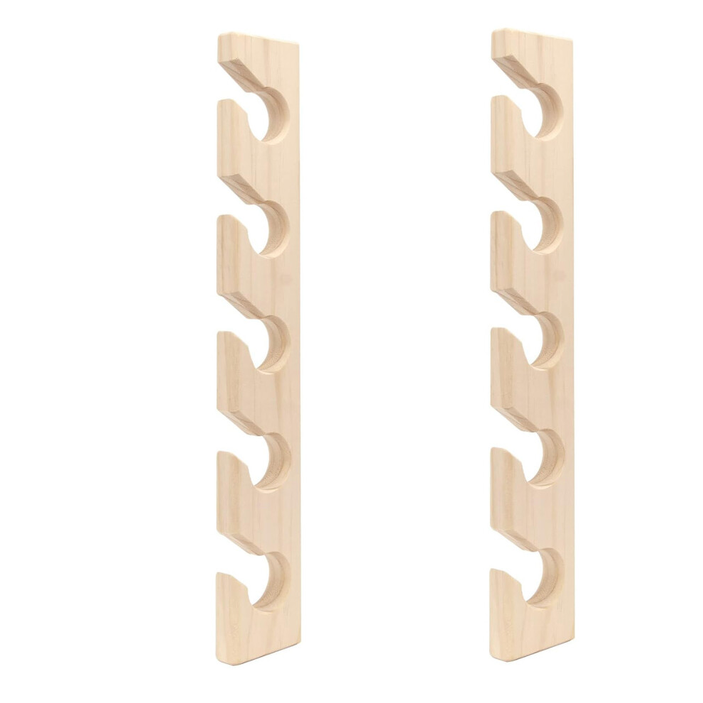 2 PCS Hat Rack for Wall Wooden Baseball Caps Organizer