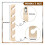 2-Pack Wooden Wall Hat Rack Organizer for Baseball Caps - Space-Saving Hanger Set 3