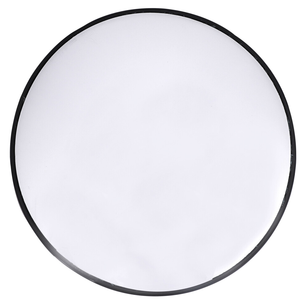 Moresk-30Cm Wide Angle Security Road Mirror Curved Convex Mirror(Black) Black 4854249355492