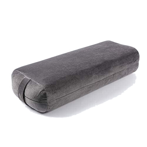 moresk-Yoga Bolster Pillow for Meditation Support-Rectangular Cushion