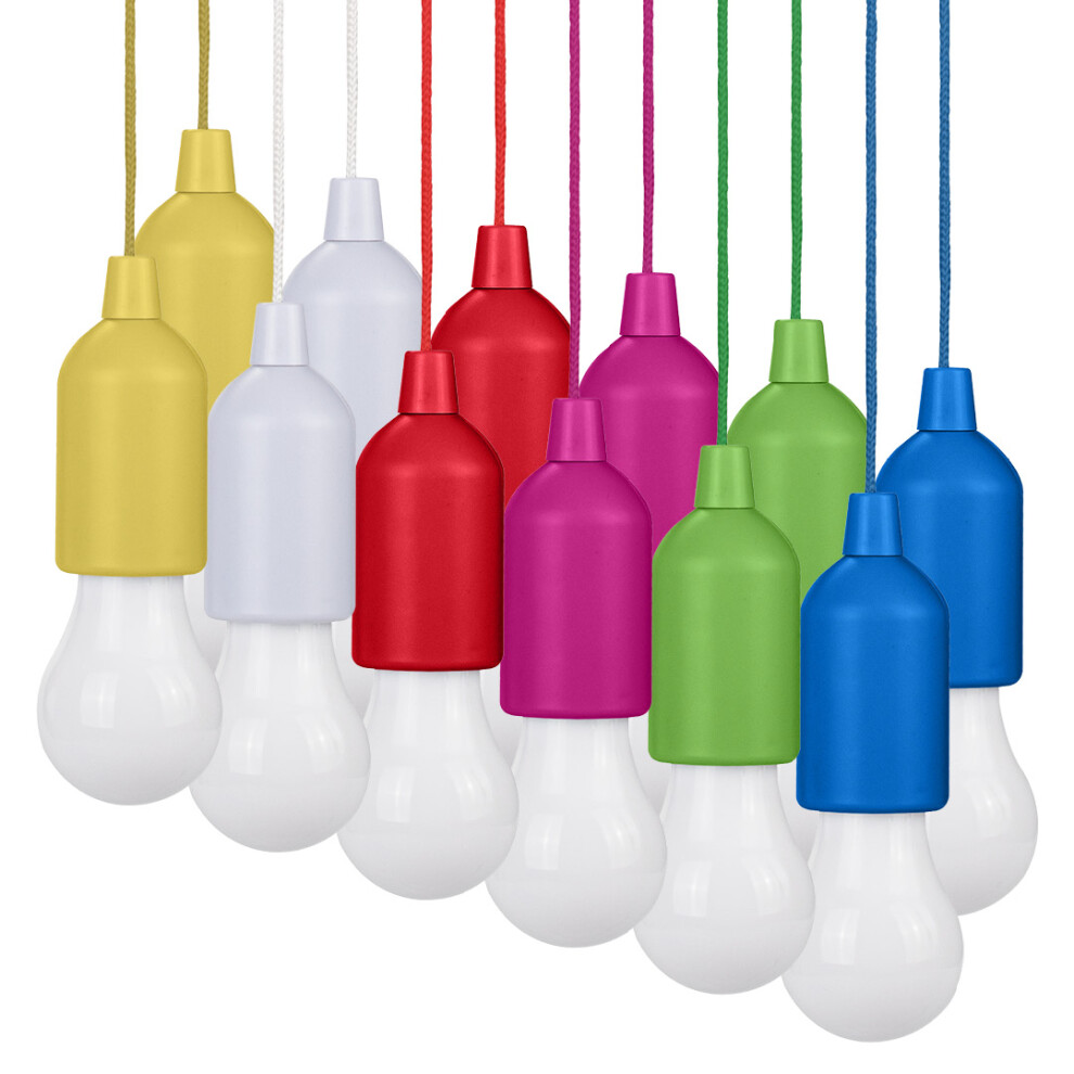 Valiant Hanging String Lights Hanging LED Portable Lights (12-Pack)