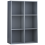 Vida Designs (Grey) Durham 6 Cube Bookcase 2x3 Shelf Rack Storage Unit 3