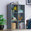 Vida Designs (Grey) Durham 6 Cube Bookcase 2x3 Shelf Rack Storage Unit 4