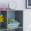 Vida Designs (Grey) Durham 6 Cube Bookcase 2x3 Shelf Rack Storage Unit 5