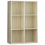 Vida Designs (Oak) Durham 6 Cube Bookcase 2x3 Shelf Rack Storage Unit 8