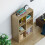 Vida Designs (Oak) Durham 6 Cube Bookcase 2x3 Shelf Rack Storage Unit 6