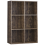Vida Designs (Dark Wood) Durham 6 Cube Bookcase 2x3 Shelf Rack Storage Unit 7