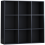Vida Designs (Black) Durham 9 Cube Bookcase 3x3 Shelf Rack Storage Unit 8