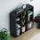 Vida Designs (Black) Durham 9 Cube Bookcase 3x3 Shelf Rack Storage Unit 6
