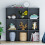 Vida Designs (Black) Durham 9 Cube Bookcase 3x3 Shelf Rack Storage Unit 3