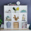 Vida Designs (White) Durham 9 Cube Bookcase 3x3 Shelf Rack Storage Unit 3