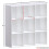 Vida Designs (White) Durham 9 Cube Bookcase 3x3 Shelf Rack Storage Unit 7