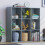 Vida Designs (Grey) Durham 9 Cube Bookcase 3x3 Shelf Rack Storage Unit 1