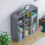 Vida Designs (Grey) Durham 9 Cube Bookcase 3x3 Shelf Rack Storage Unit 6