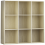 Vida Designs (Oak) Durham 9 Cube Bookcase 3x3 Shelf Rack Storage Unit 8