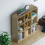 Vida Designs (Oak) Durham 9 Cube Bookcase 3x3 Shelf Rack Storage Unit 6
