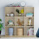 Vida Designs (Oak) Durham 9 Cube Bookcase 3x3 Shelf Rack Storage Unit 3